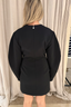 Rotate - Jurk - Fitted Tailored Dress - Black