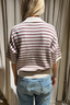 Rotate - Top - Slinky Knit Polo - Oatmeal Comb