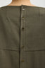 Tibi - Top - Cozy Flannel Boatneck Dolman Sleeve Top - Army Green