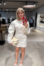 Rotate - Jurk - Jacquard Tailored Dress - Rainy Day