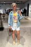 Ganni - T-Shirt - Basic Cotton Jersey Pink Western Boot - Sand