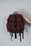 Ganni - Rugzak - Re-Tech Printed Nylon Backpack - Chicory Coffee