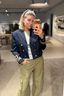 Ralph Lauren - Jacket - Double Breasted Cropped Wool Jacket - Navy