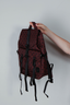 Ganni - Rugzak - Re-Tech Printed Nylon Backpack - Chicory Coffee