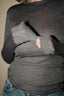 RÓHE - Top - Fine Merino Long Sleeve - Mid Grey Melange