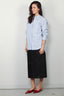 Closed - Blouse - Oversize Shirt - Cornflower Blue