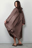 RÓHE - Jurk - Pleated Silk Dress- Taupe