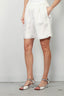 RÓHE - Shorts - Taped Silk Shorts - Cream