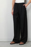 RÓHE - Broek - Relaxed Drawstring Trousers - Black