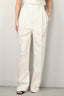 RÓHE - Broek - High Waist Tailored Off White Trousers - Off White