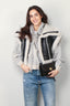 Halfboy - Jas - Mini shearling vest -  Black