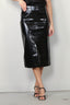 Tibi - Rok - Glossed jersey pencil skirt -  Black