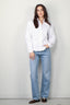 Closed - Blouse - Pleated Sleeve Shirt -  White