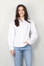 Closed - Blouse - Pleated Sleeve Shirt -  White