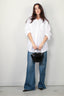 R13 - Blouse - Drop neck oxford shirt -  White