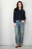 Denimist - Blouse - Boyfriend - Navy Gauze