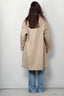 RÓHE - Jas - Garden Coat With Suede Collar - Sand