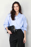 Denimist - Blouse - Button Front Shirt - Light Blue Oxford