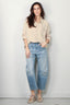 Denimist - Blouse - Utility Shirt - Light Sand Gauze