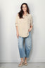 Denimist - Blouse - Utility Shirt - Light Sand Gauze