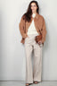 Denimist - Broek - Teri Wide Leg Carpenter Pant - Brown Railroad Stripe