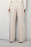 Denimist - Broek - Teri Wide Leg Carpenter Pant - Brown Railroad Stripe