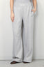 Halfboy - Broek - Suit jersey pants -  Light grey melange