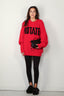 Rotate - Trui - Knitted Logo Sweater -  High risk red