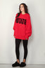 Rotate - Trui - Knitted Logo Sweater -  High risk red