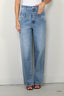 Tibi - Jeans - Classic wash denim DBL waisted slouchy carpenter J -  Classic blue