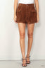 R13 - Rok - Bubble skort -  Brown corduroy