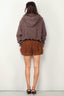 R13 - Hoodie - Balloon popover hoodie -  Brown