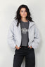 Sea Me Happy - Bomber - Billy Bomber Wool uni -  Grey