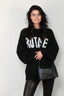 Rotate - Trui - Knitted Logo Sweater -  Black