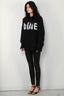 Rotate - Trui - Knitted Logo Sweater -  Black