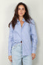 Closed - Blouse - Button down shirt -  Royal azure