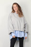 BYLOTTE Studios - Sweater - Heidi Sweater - Grey Melange