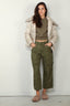 R13 - Cargo - Cropped cargo -  Vintage olive drab