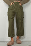 R13 - Cargo - Cropped cargo -  Vintage olive drab