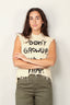 R13 - Top - Boyfriend cable sweater vest -  Cream cable