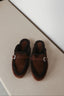 Posa - Loafers - Aspen Mule Suede - Dark Brown