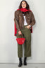 R13 - Cargo - Cropped cargo -  Vintage olive drab