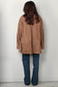 Tibi - Jas - Suede - Carcoat - Tan