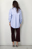 Tibi - Blouse - Striped shirting gabe oversized shirt -  Blue multi