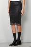 Max Mara - Rok - Zinnia -  Black net