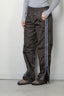 6397 - Broek - Side zip nylon pant - Bark