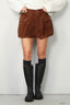 R13 - Rok - Bubble skort -  Brown corduroy