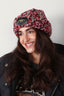 Ganni - Muts - Graphic Wool Handknit Beanie - Racing red