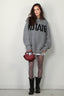 Rotate - Sweater - Knitted Logo Sweater - Charcoal Gray