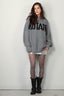 Rotate - Sweater - Knitted Logo Sweater - Charcoal Gray